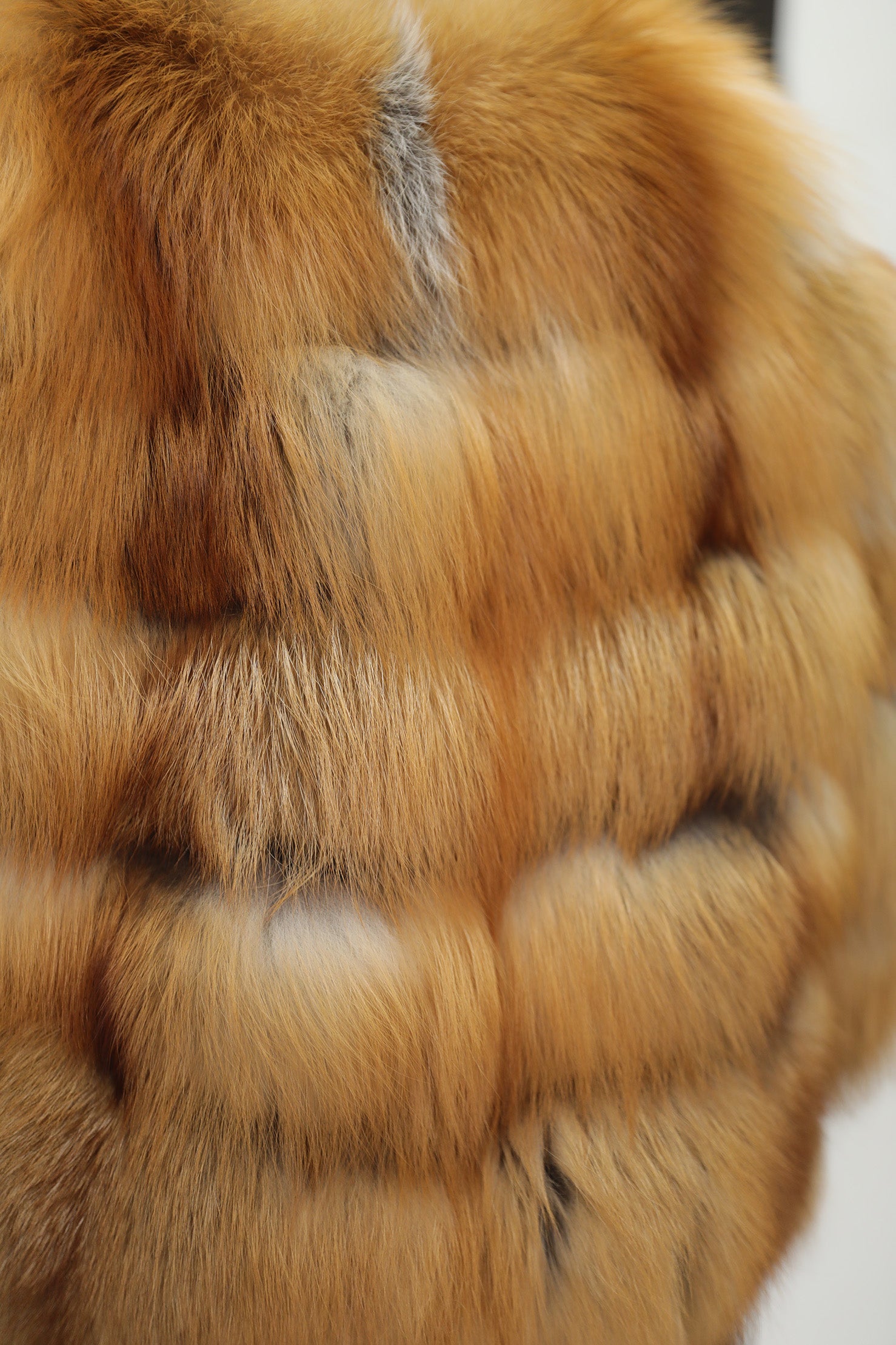 Red Fox Fur Cropped Coat