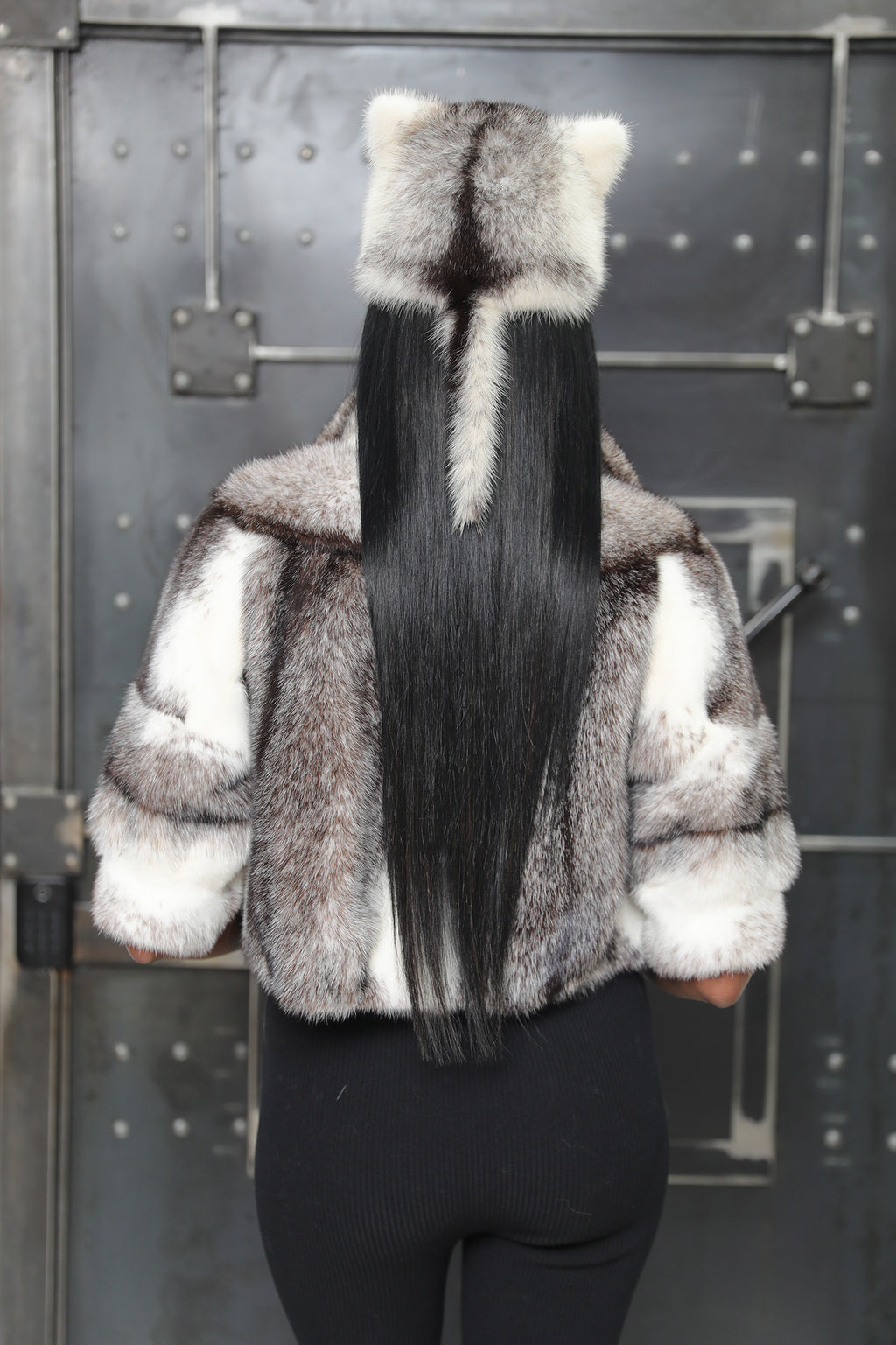 Silver Cross Mink Fur Jacket