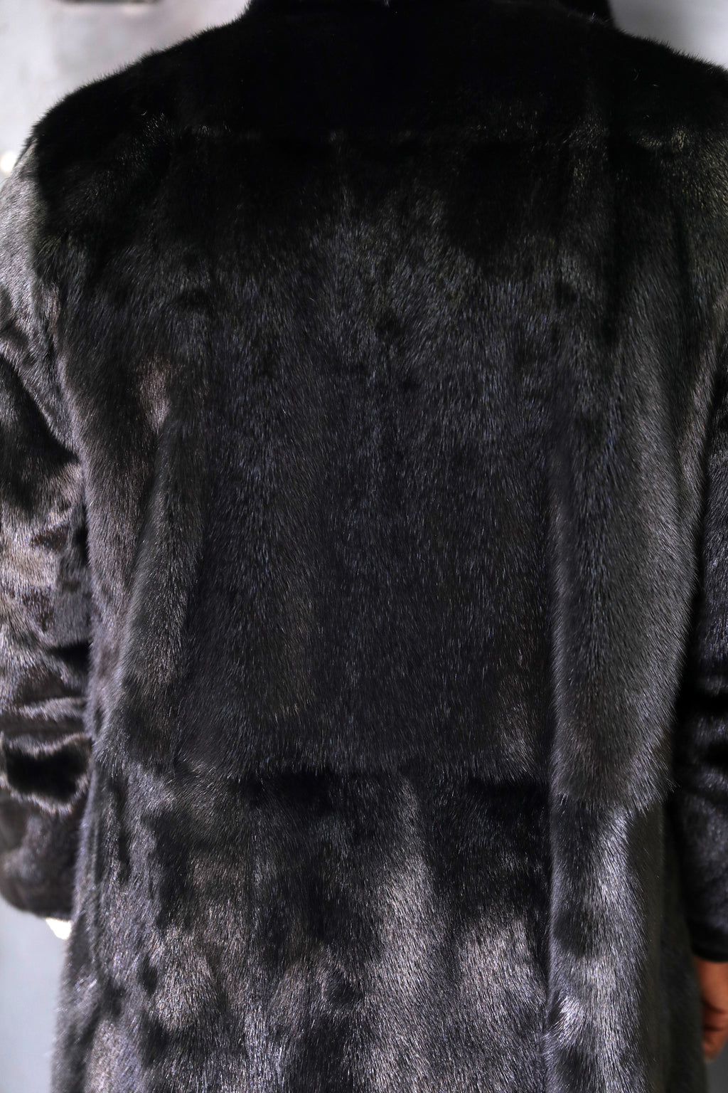 BLACK - 3-in-1 Reversible Full-Skin Mink & Technical Fabric Trench Coat