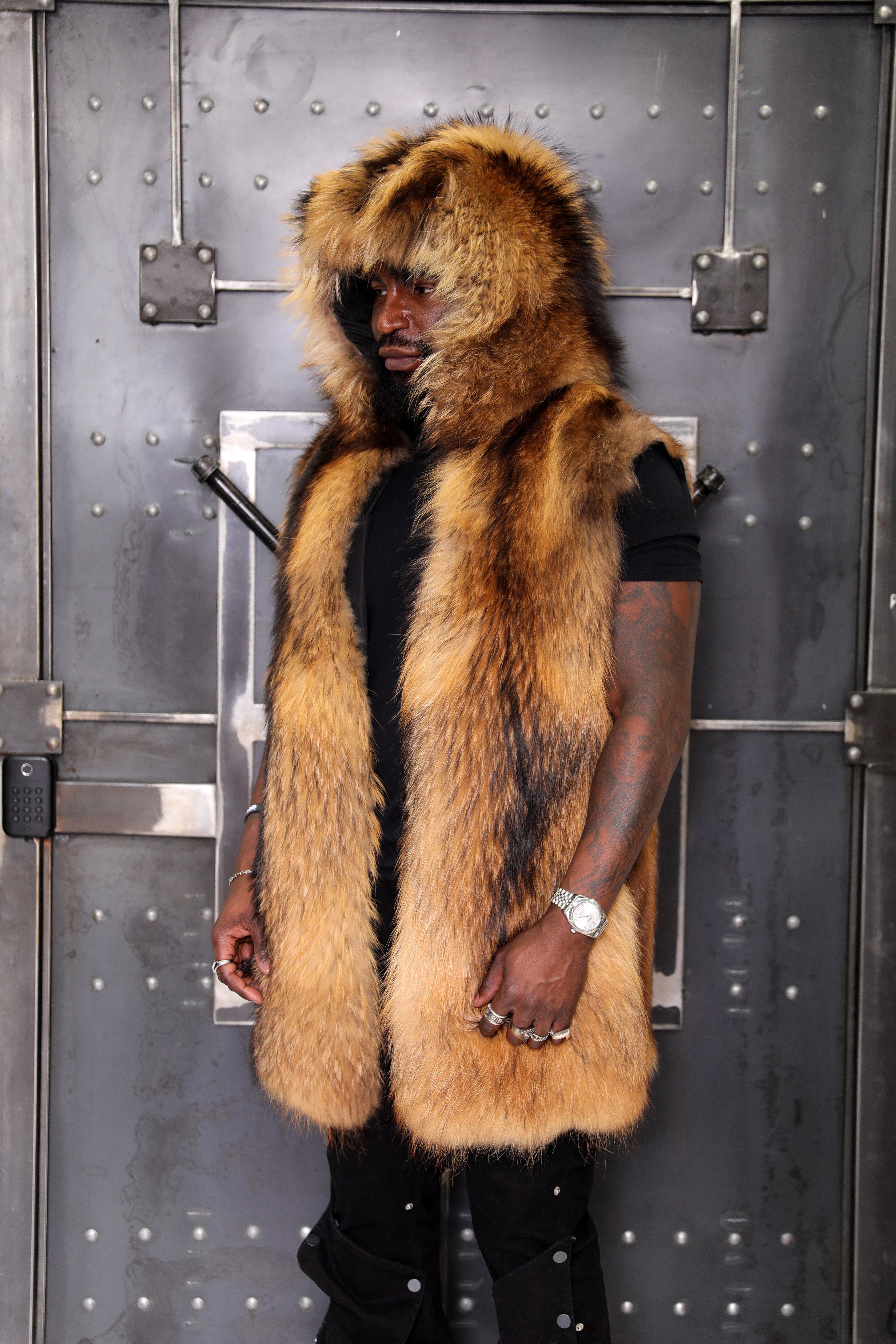 Men's 3-in-1 Technical Parka with Removable Finn Raccoon Vest