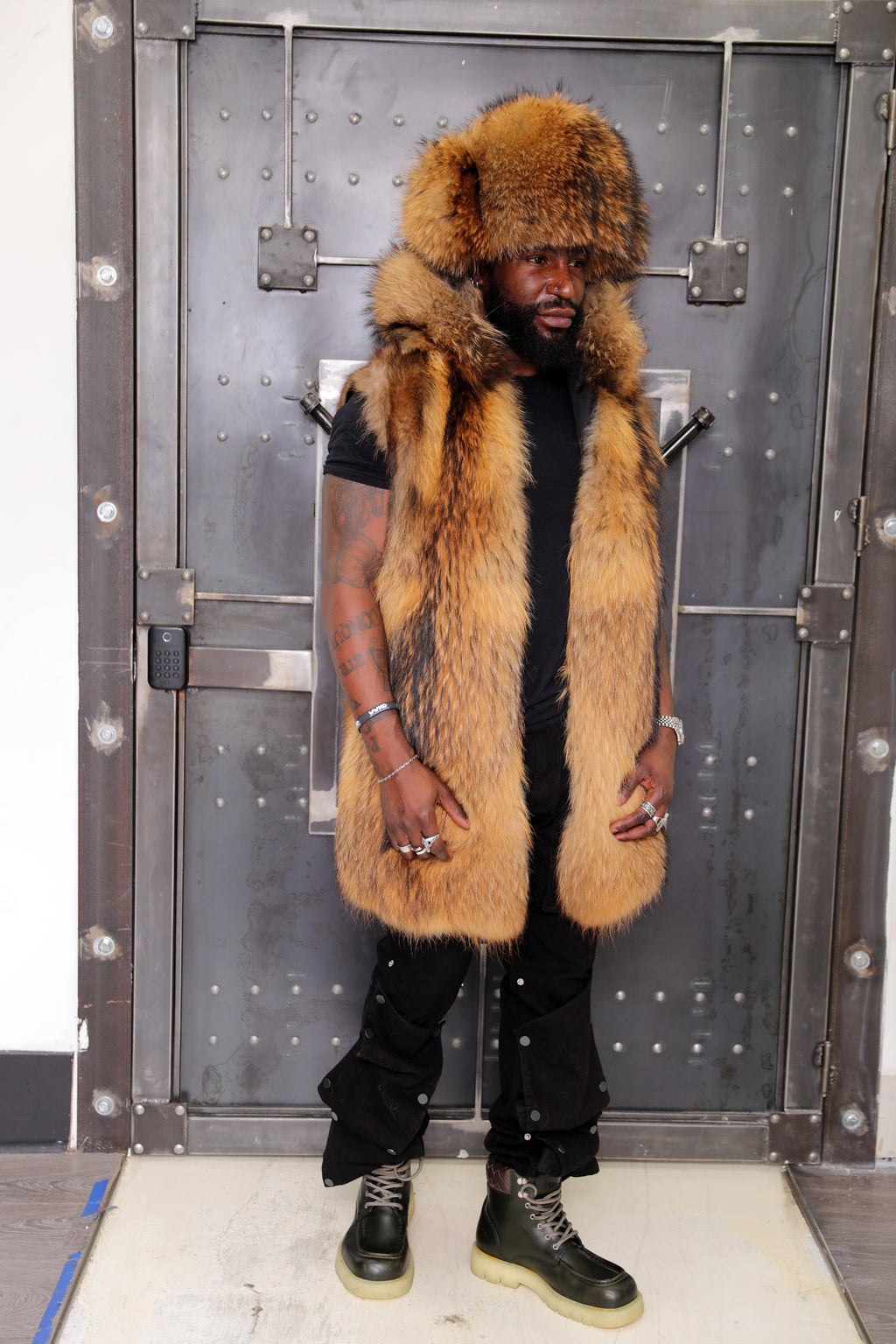 Men's 3-in-1 Technical Parka with Removable Finn Raccoon Vest