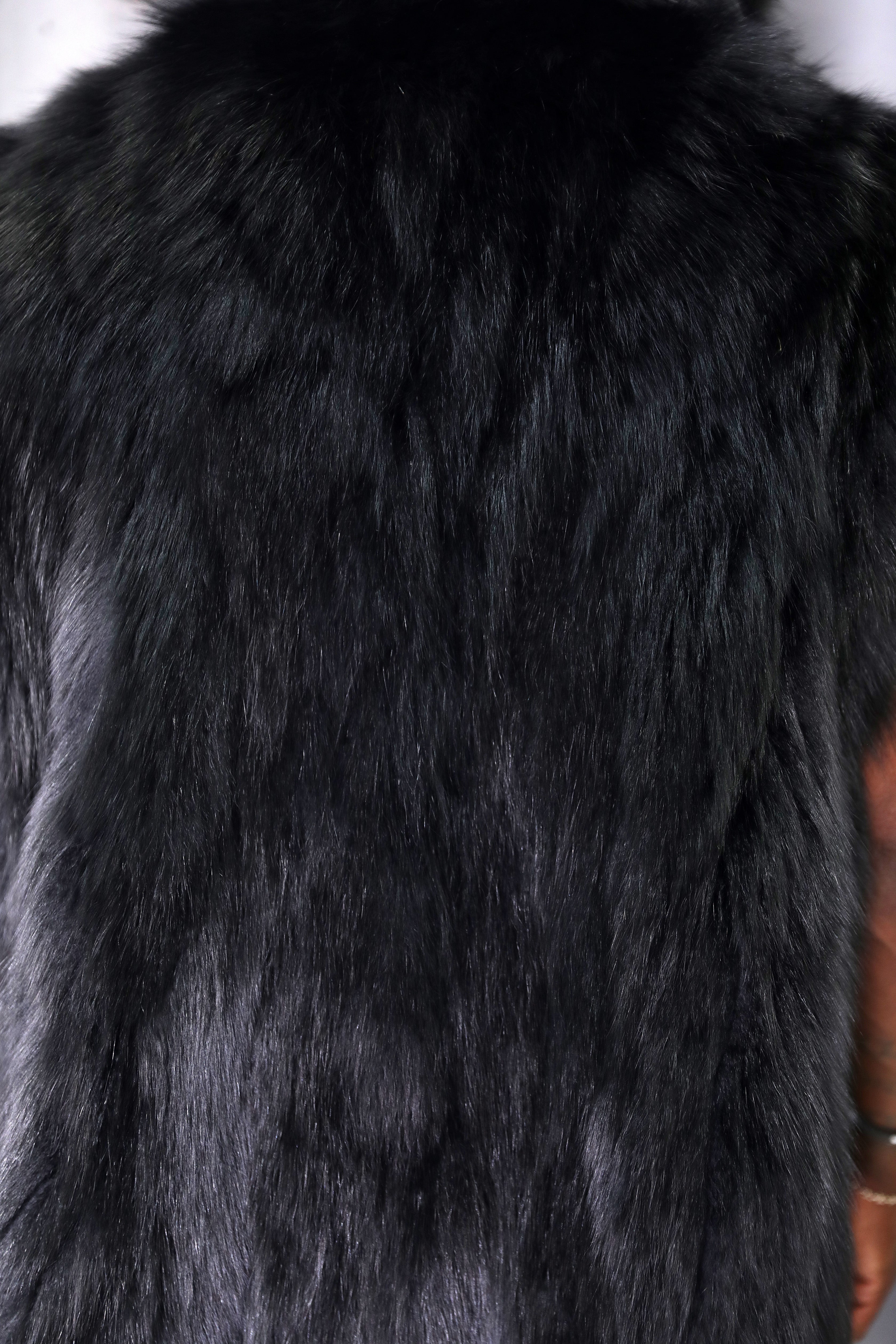 Men's 3-in-1 Technical Parka with Removable Black Fox Vest